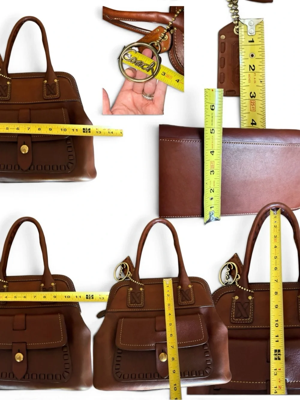 Rare Coach 65th Anniversary Legacy Thompson Satchel NWOT | Whiskey Leather 2007